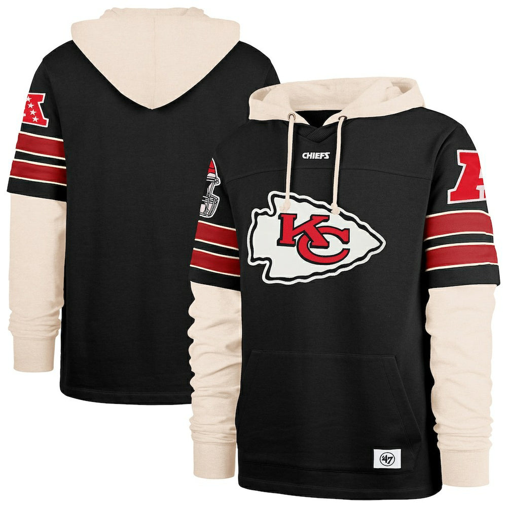Kansas City Chiefs 47 brand '47 Split Zone Cornerback Duo Hoodie