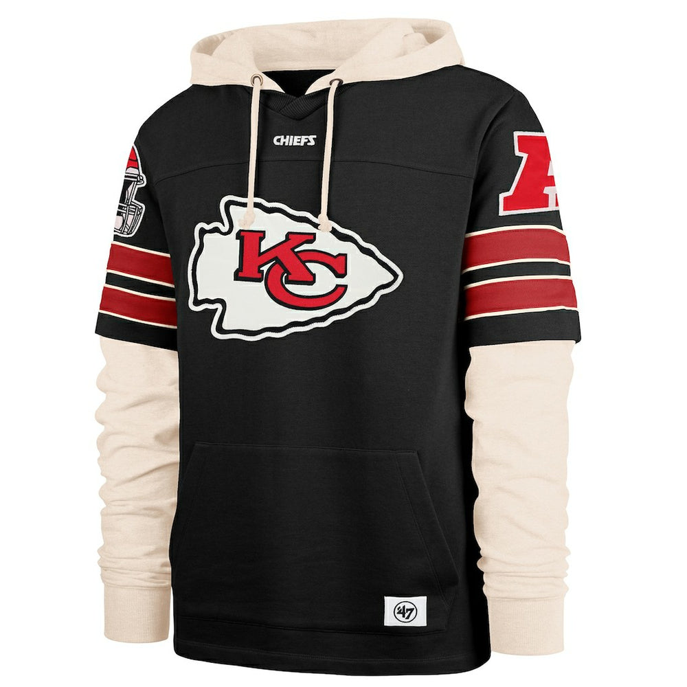 Kansas City Chiefs 47 brand '47 Split Zone Cornerback Duo Hoodie
