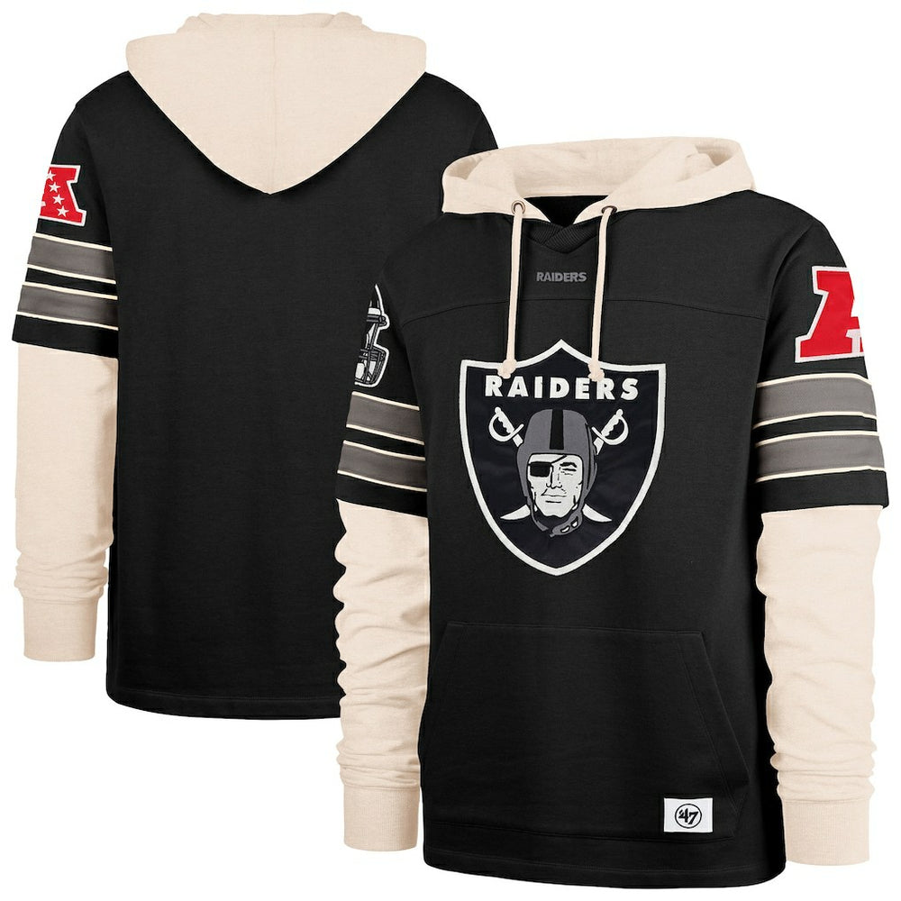 Las Vegas Raiders 47 brand '47 Split Zone Cornerback Duo Hoodie