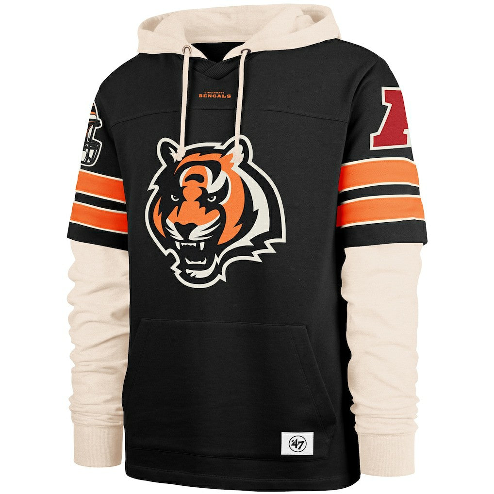 Cincinnati Bengals 47 brand '47 Split Zone Cornerback Duo Hoodie