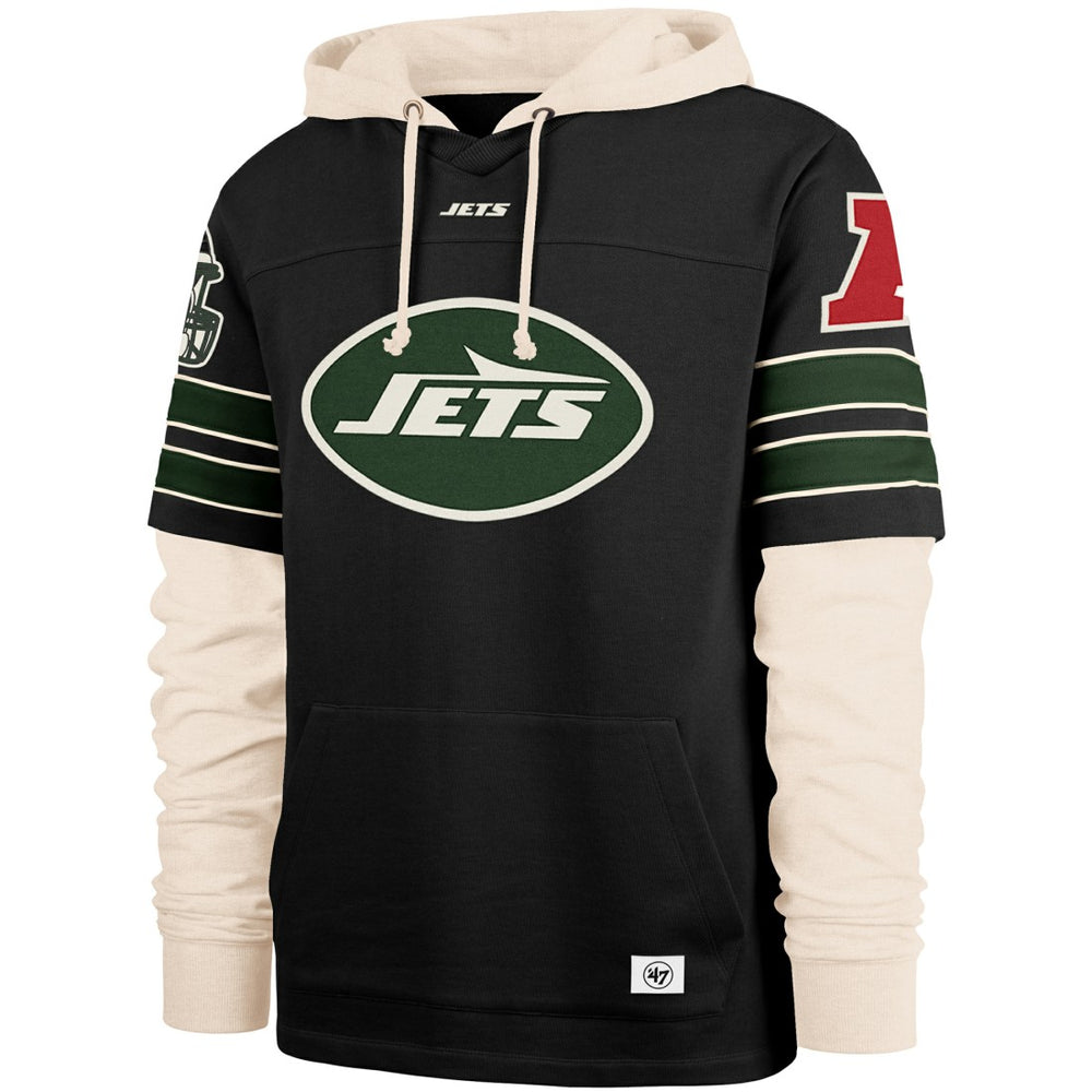 New York Jets 47 brand '47 Split Zone Cornerback Duo Hoodie