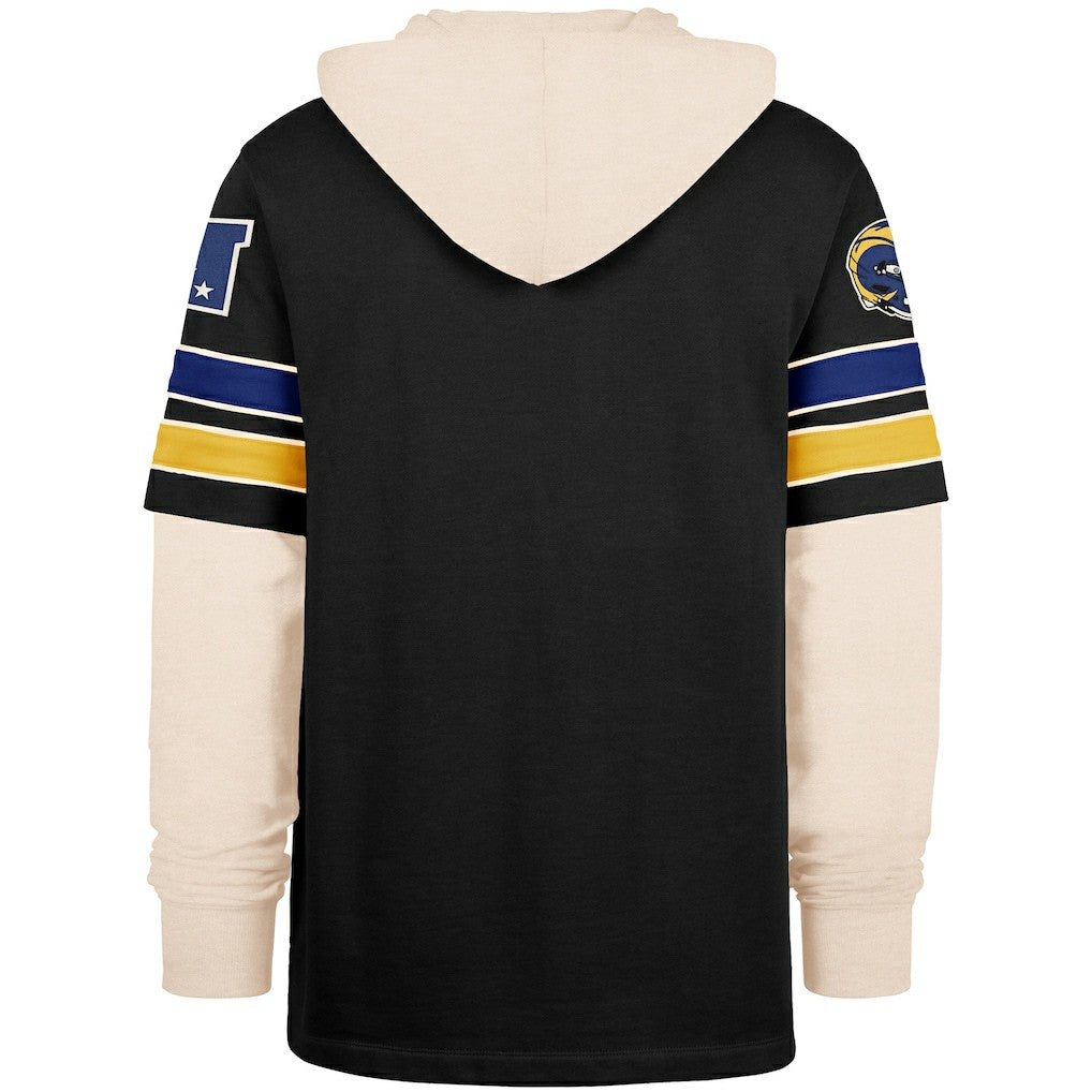 Los Angeles Rams 47 brand '47 Split Zone Cornerback Duo Hoodie