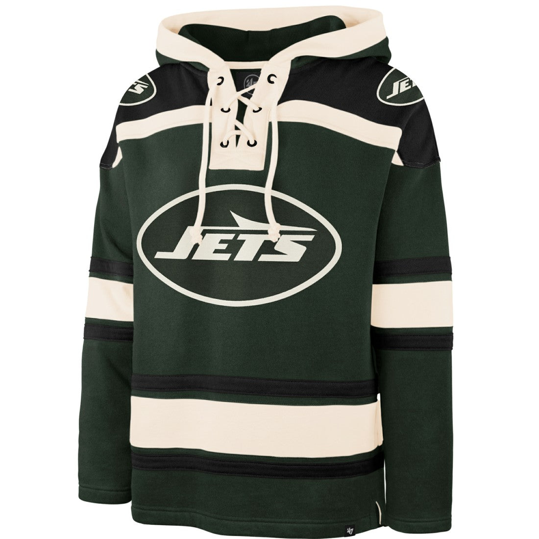 New York Jets 47 brand '47 Men's Superior Lacer Hoodie