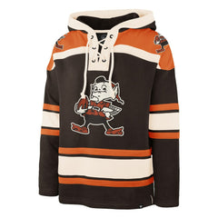 Cleveland Browns 47 brand '47 Throwback Superior Lacer Hoodie