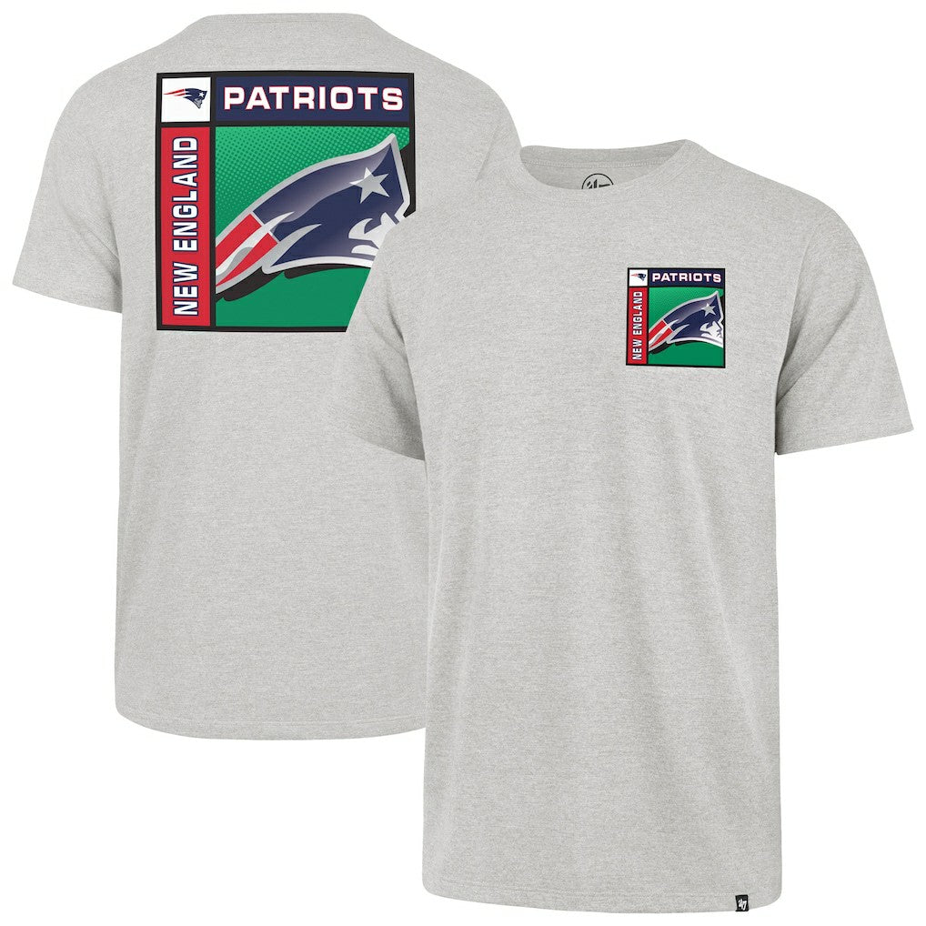 New England Patriots 47 brand '47 Chrome Plate Franklin T-Shirt