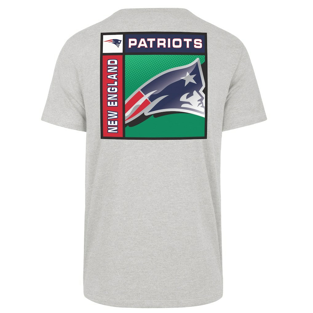 New England Patriots 47 brand '47 Chrome Plate Franklin T-Shirt