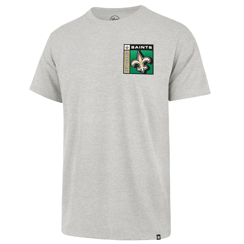 New Orleans Saints 47 brand '47 Chrome Plate Franklin T-Shirt