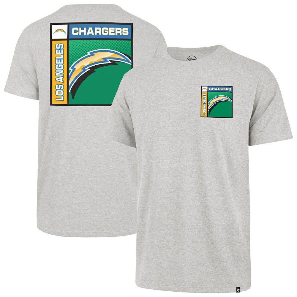 Los Angeles Chargers 47 brand '47 Chrome Plate Franklin T-Shirt
