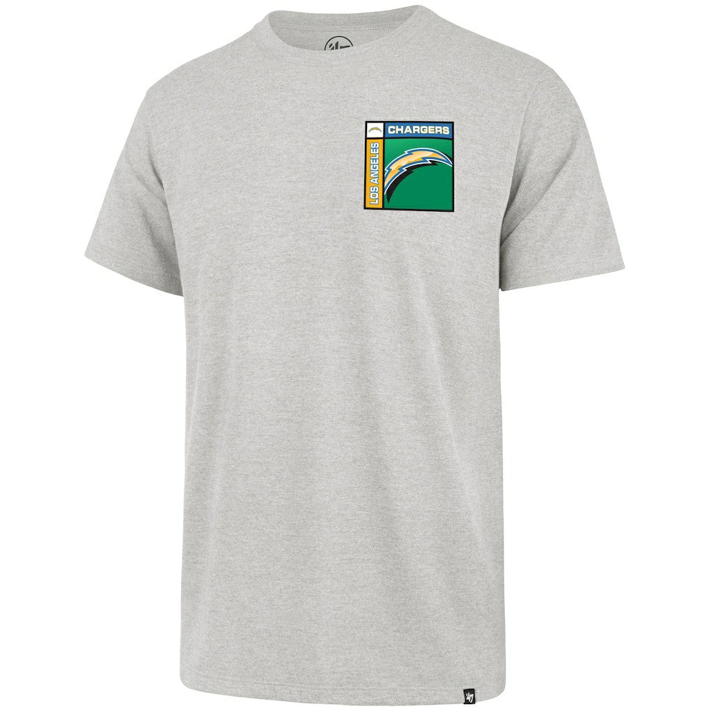 Los Angeles Chargers 47 brand '47 Chrome Plate Franklin T-Shirt