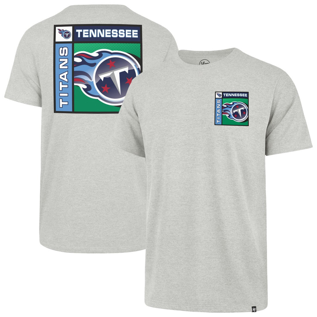 Tennessee Titans 47 brand '47 Chrome Plate Franklin T-Shirt