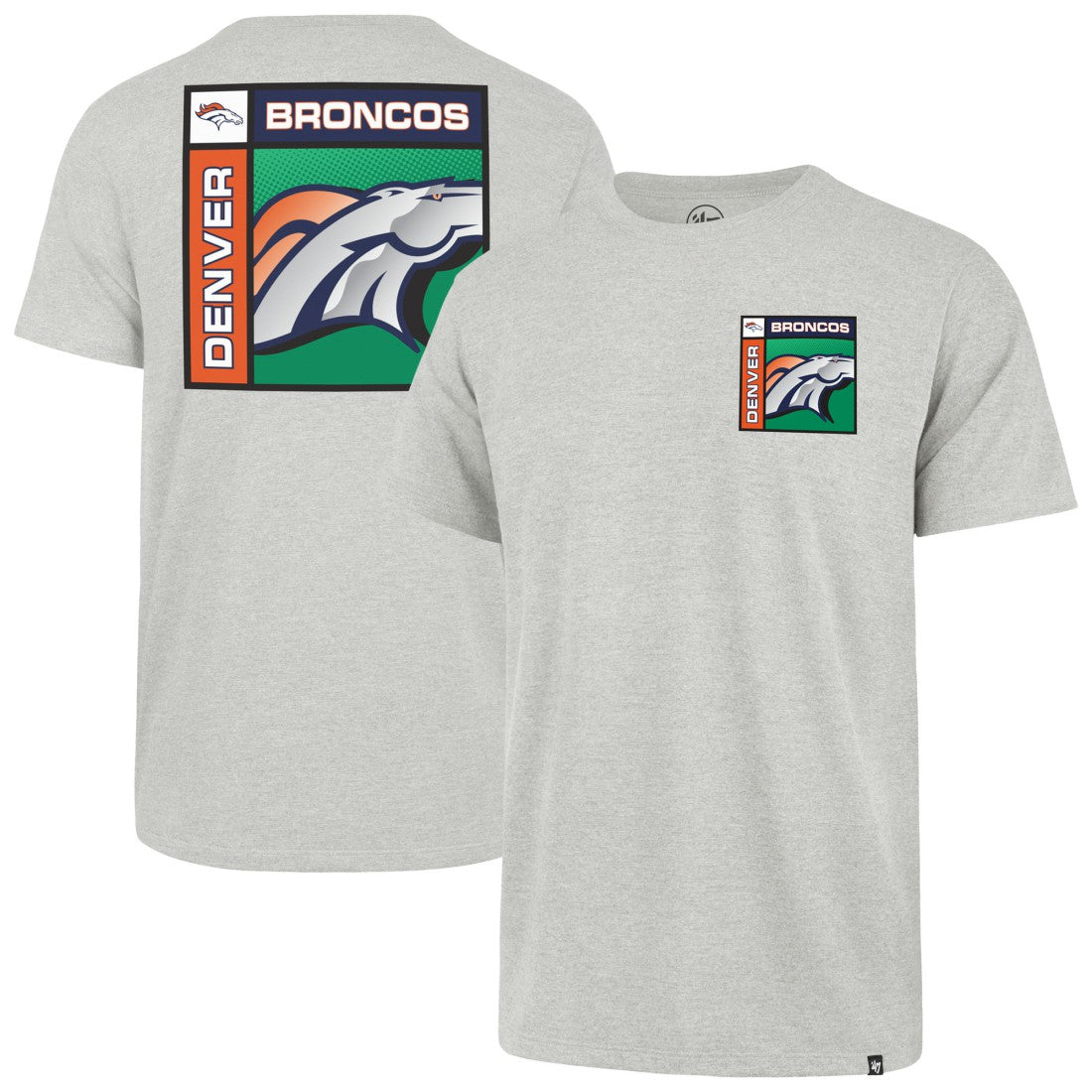 Denver Broncos 47 brand '47 Chrome Plate Franklin T-Shirt