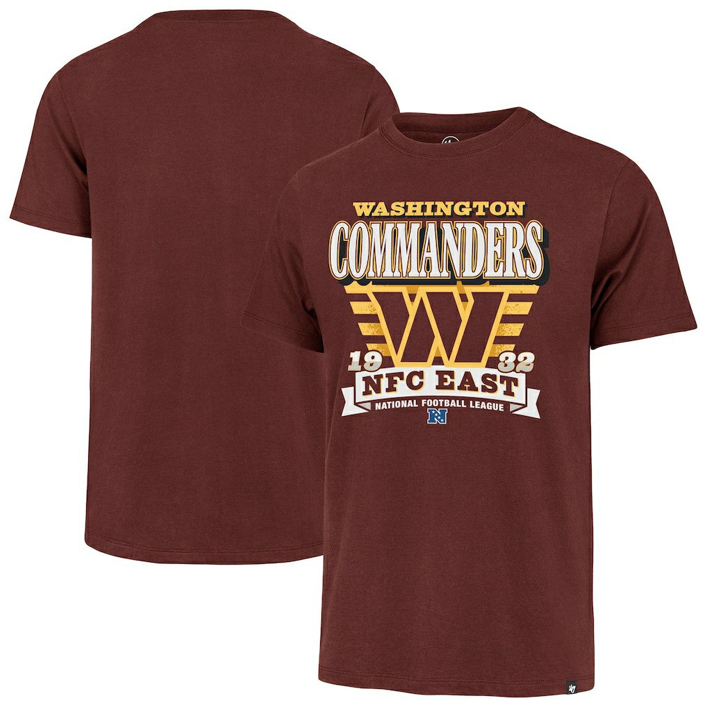 Washington Commanders 47 brand '47 Stripe Splash Franklin T-Shirt