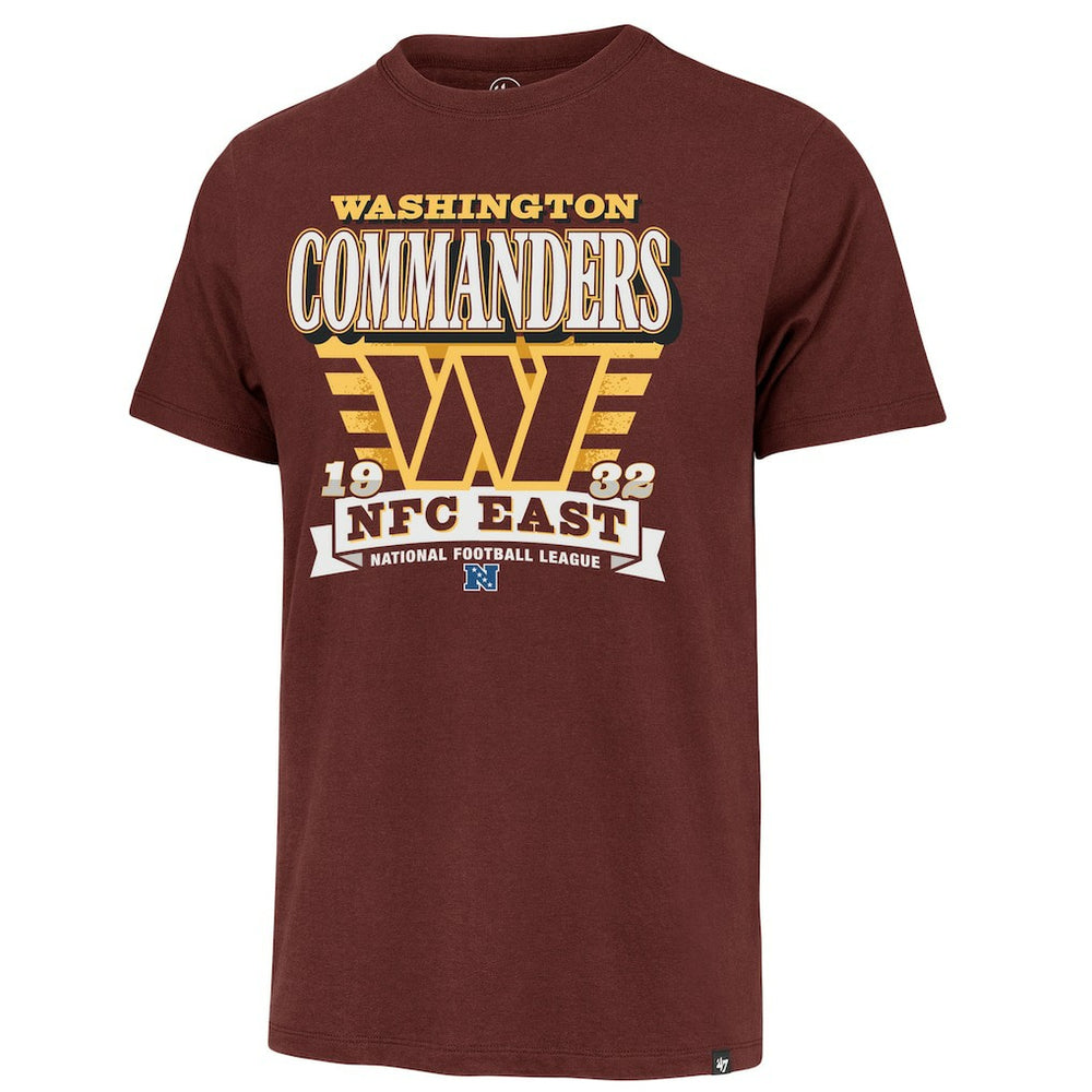 Washington Commanders 47 brand '47 Stripe Splash Franklin T-Shirt