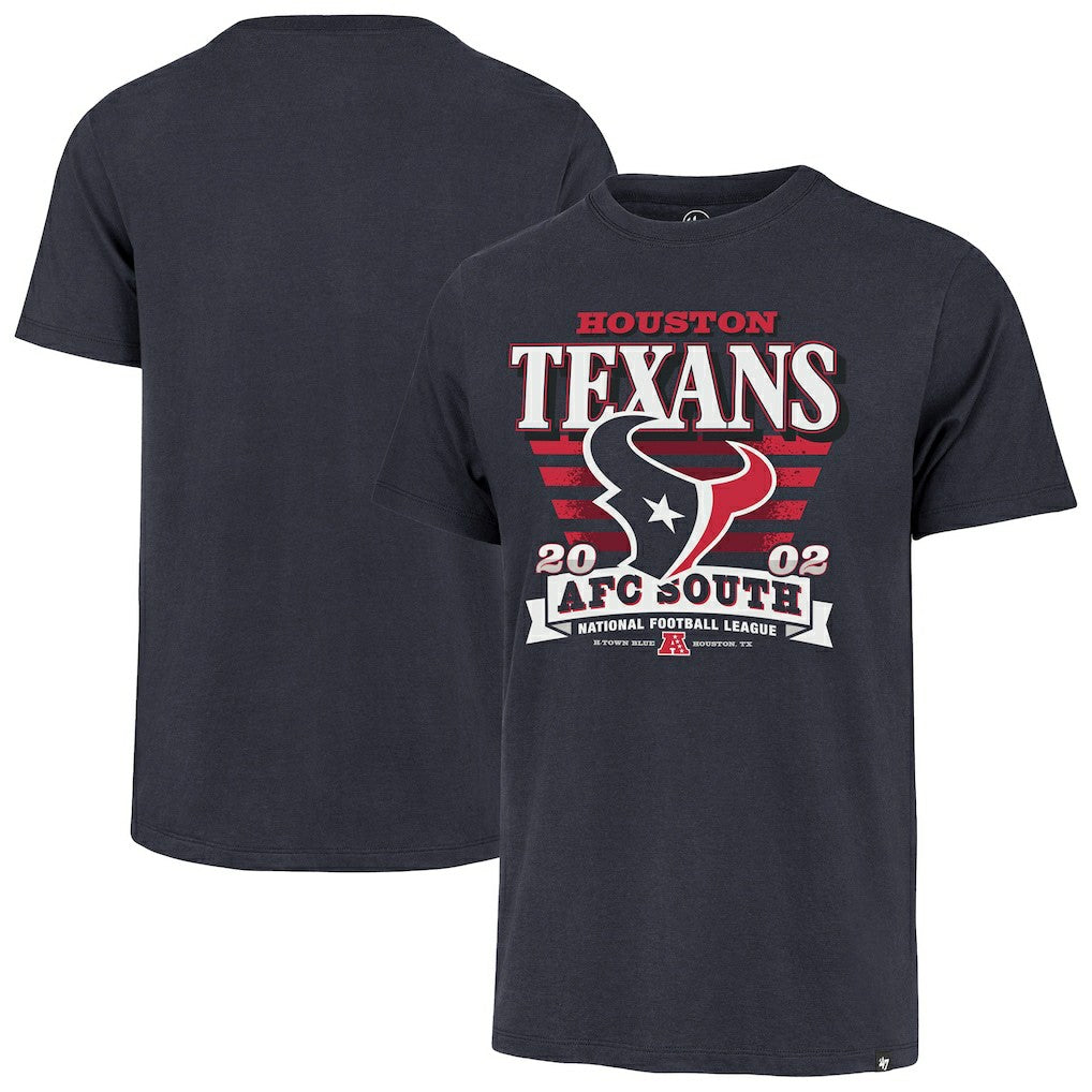 Houston Texans 47 brand '47 Stripe Splash Franklin T-Shirt