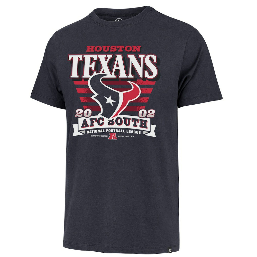 Houston Texans 47 brand '47 Stripe Splash Franklin T-Shirt