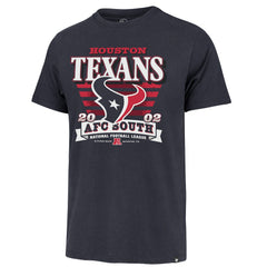Houston Texans 47 brand '47 Stripe Splash Franklin T-Shirt