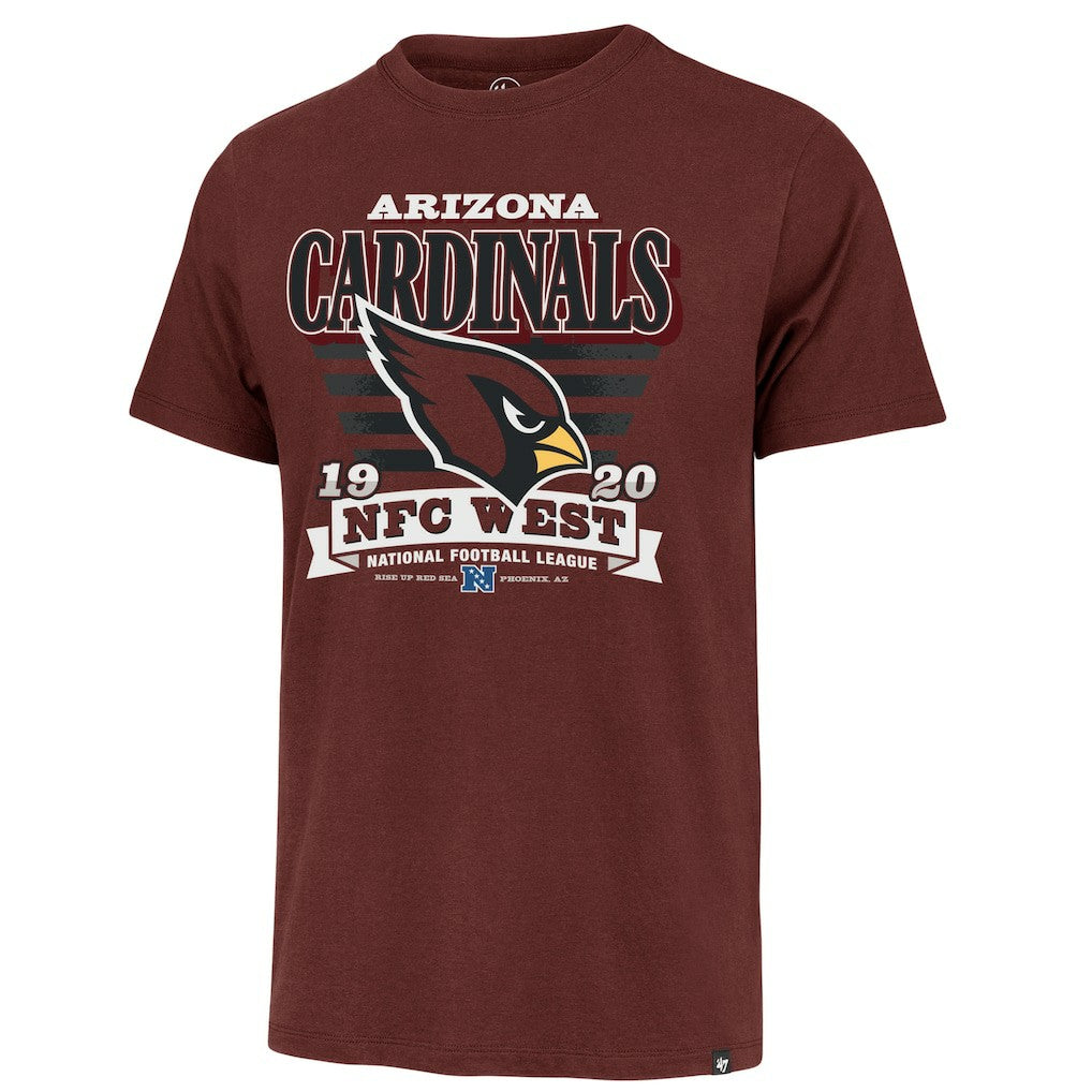 Arizona Cardinals 47 brand '47 Stripe Splash Franklin T-Shirt