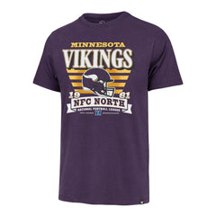 Minnesota Vikings 47 brand '47 Stripe Splash Franklin T-Shirt