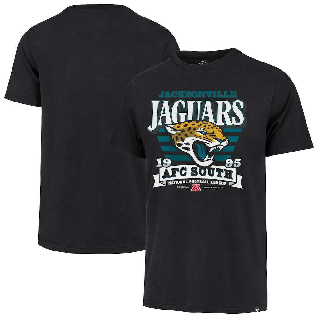 Jacksonville Jaguars 47 brand '47 Stripe Splash Franklin T-Shirt