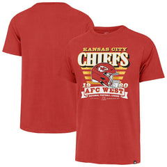Kansas City Chiefs 47 brand '47 Stripe Splash Franklin T-Shirt