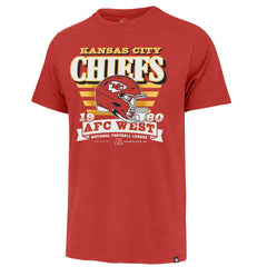 Kansas City Chiefs 47 brand '47 Stripe Splash Franklin T-Shirt