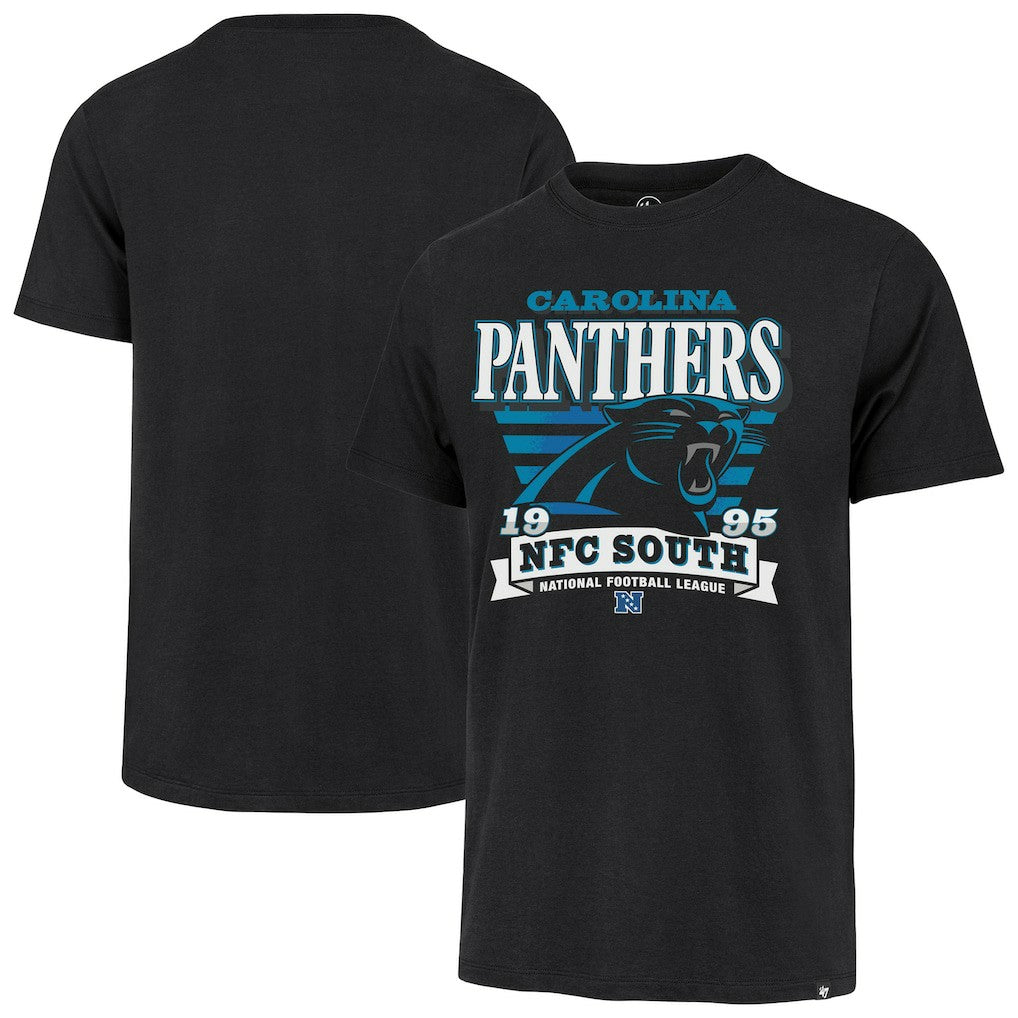Carolina Panthers 47 brand '47 Stripe Splash Franklin T-Shirt