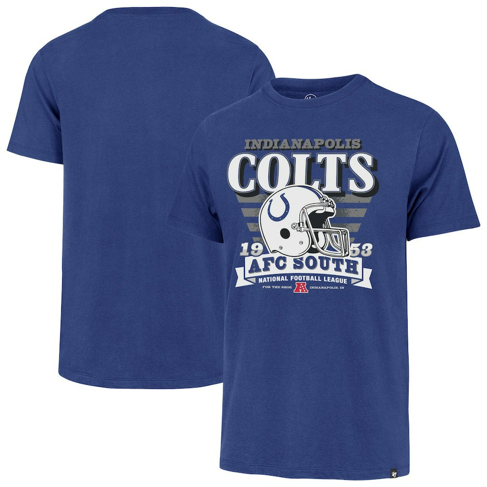 Indianapolis Colts 47 brand '47 Stripe Splash Franklin Throwback T-Shirt