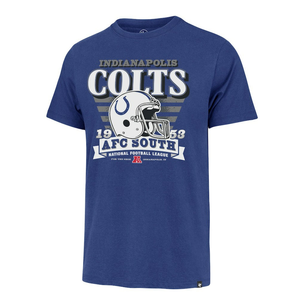 Indianapolis Colts 47 brand '47 Stripe Splash Franklin Throwback T-Shirt
