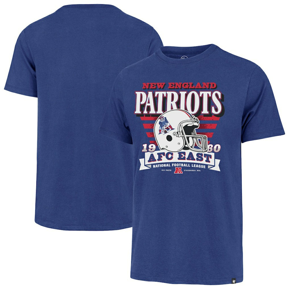 New England Patriots 47 brand '47 Stripe Splash Franklin Throwback T-Shirt