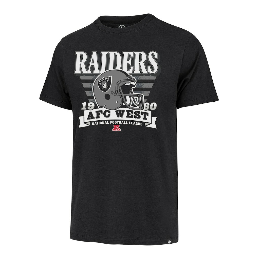 Las Vegas Raiders 47 brand '47 Stripe Splash Franklin Throwback T-Shirt
