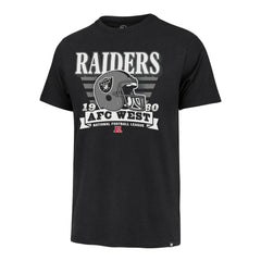 Las Vegas Raiders 47 brand '47 Stripe Splash Franklin Throwback T-Shirt