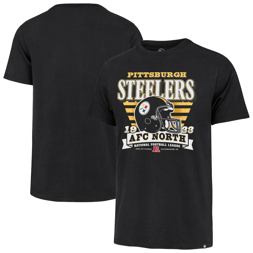 Pittsburgh Steelers 47 brand '47 Stripe Splash Franklin Throwback T-Shirt
