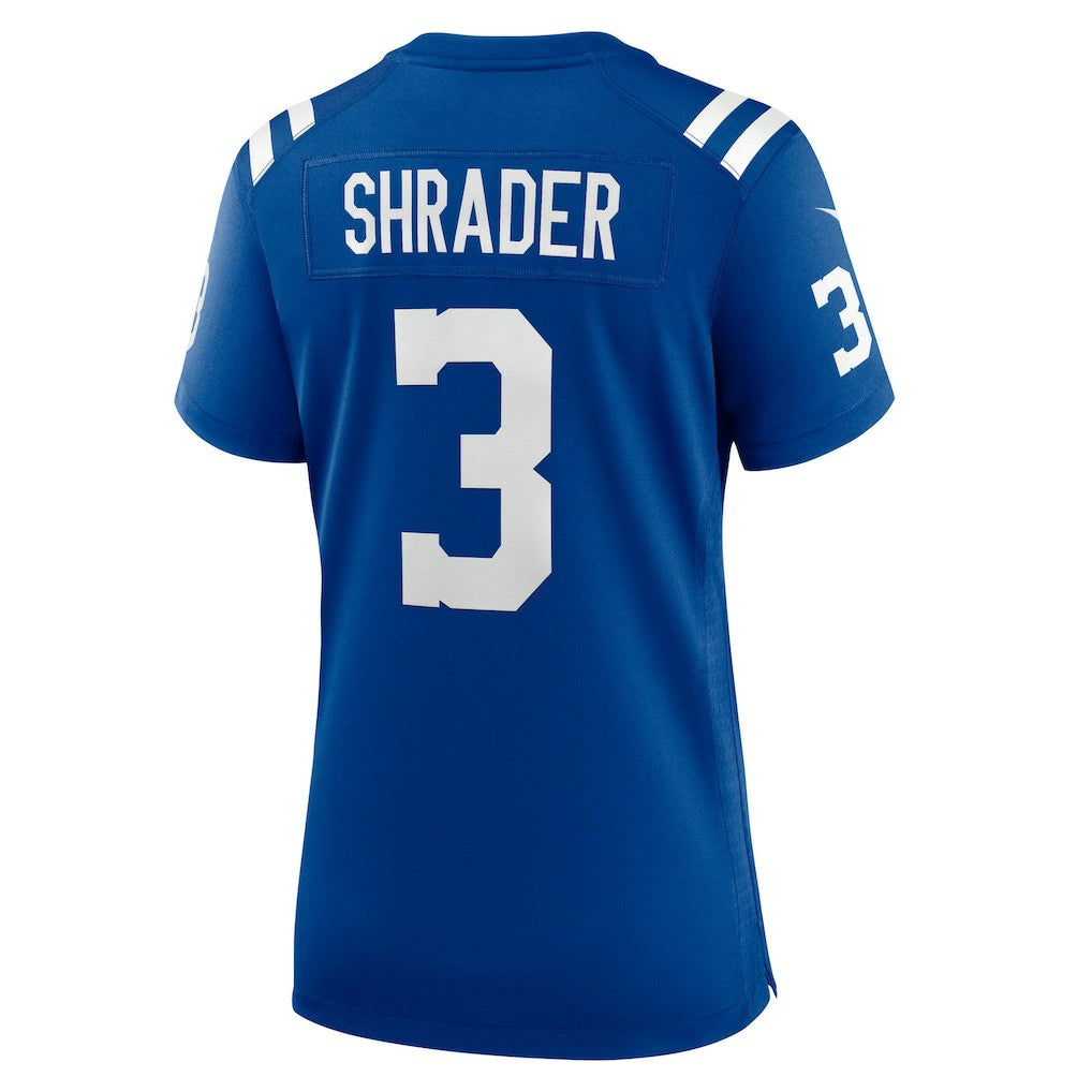 Indianapolis Colts Nike Spencer Shrader  Women's Team Game Jersey