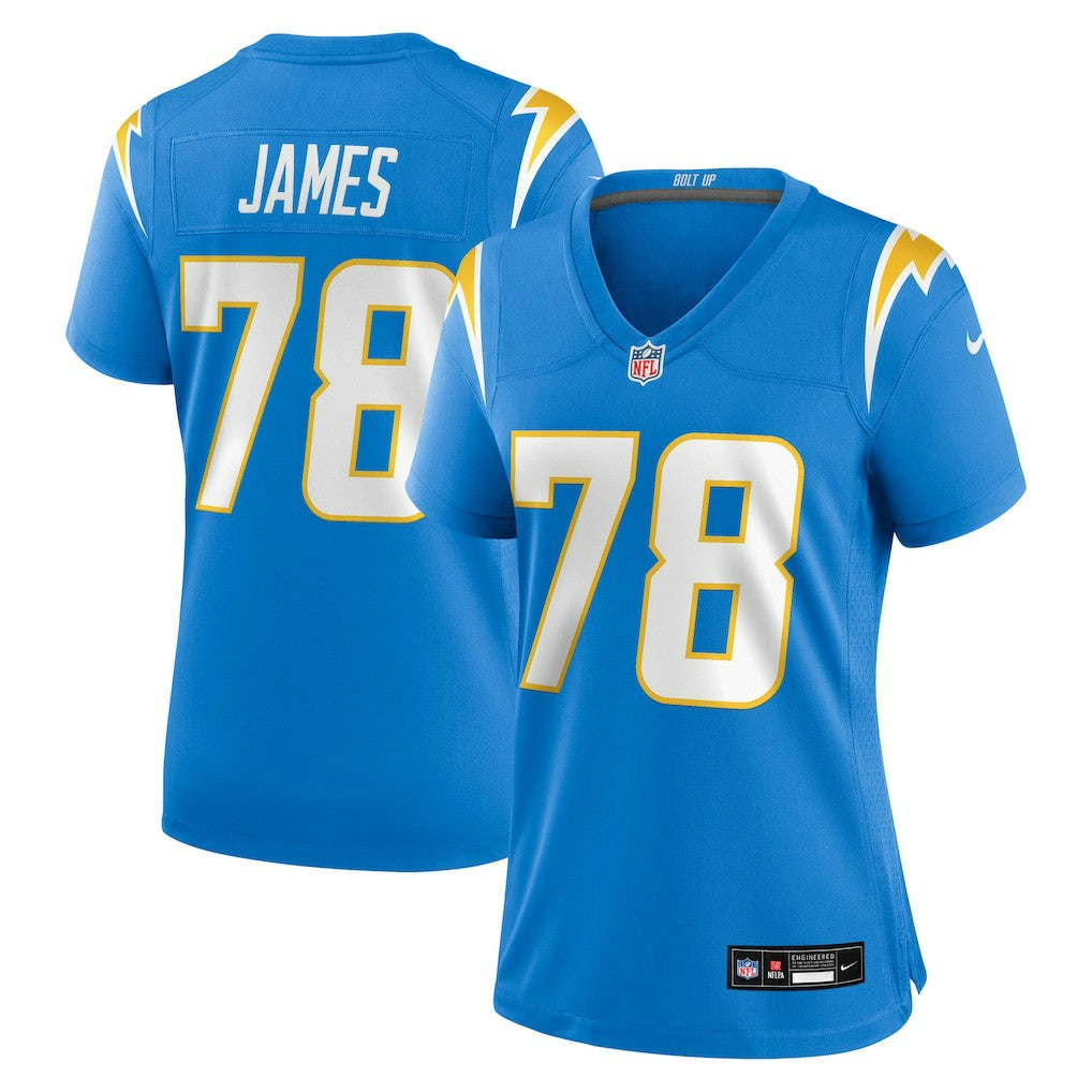 Los Angeles Chargers Nike Andre James  Women's Team Game Jersey