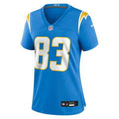 Tyler Conklin Los Angeles Chargers Women's Team Game Jersey - Powder Blue