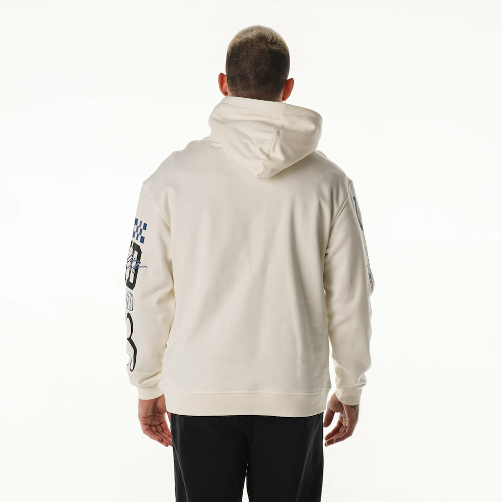 Indianapolis Colts  The Wild Collective Unisex Stacked Graphic Sleeve Fleece Hoodie