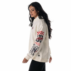 Houston Texans  The Wild Collective Unisex Stacked Graphic Sleeve Fleece Hoodie