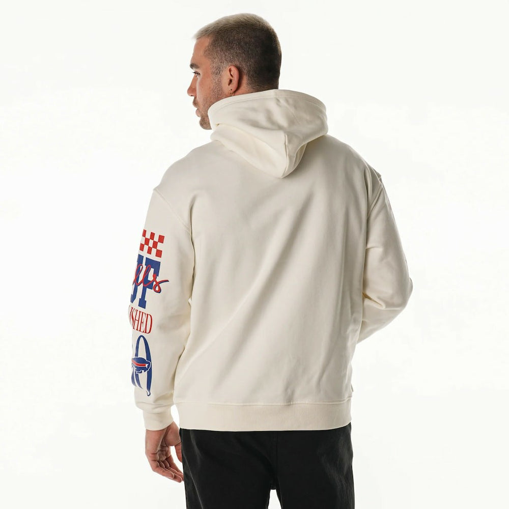 Buffalo Bills  The Wild Collective Unisex Stacked Graphic Sleeve Fleece Hoodie