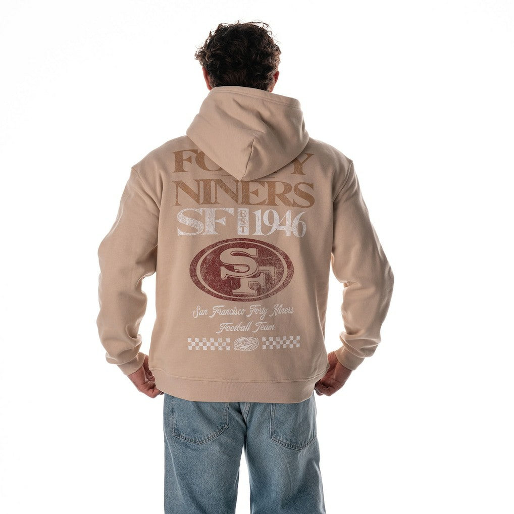 San Francisco 49ers  The Wild Collective Unisex Oversized Graphic Fleece Hoodie