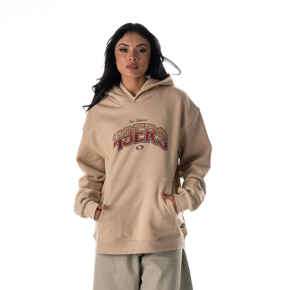 San Francisco 49ers  The Wild Collective Unisex Oversized Graphic Fleece Hoodie