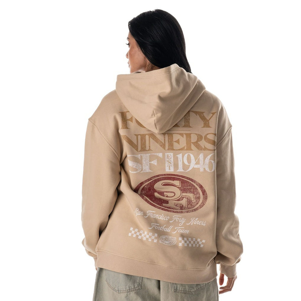 San Francisco 49ers  The Wild Collective Unisex Oversized Graphic Fleece Hoodie