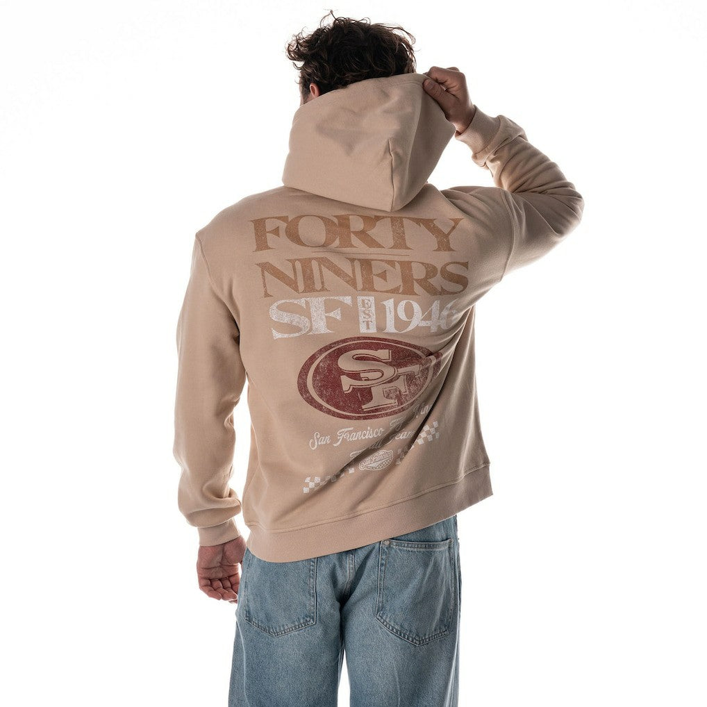 San Francisco 49ers  The Wild Collective Unisex Oversized Graphic Fleece Hoodie