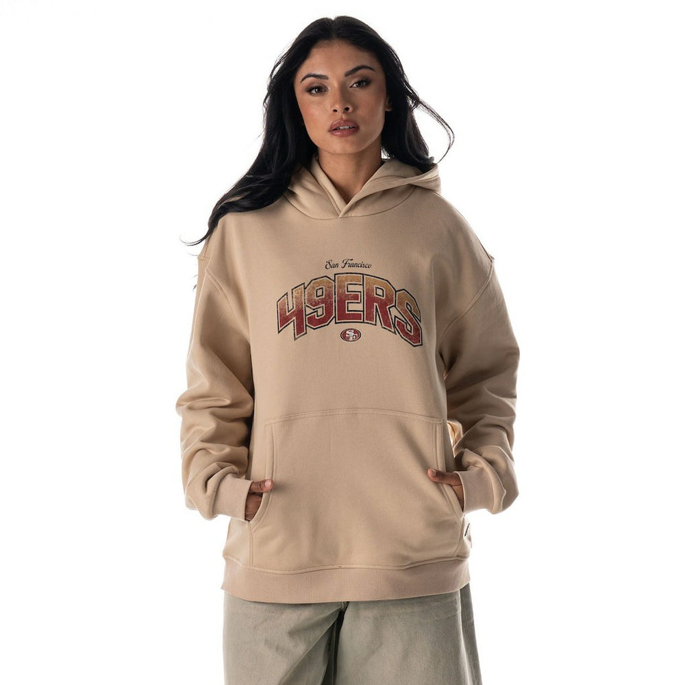 San Francisco 49ers  The Wild Collective Unisex Oversized Graphic Fleece Hoodie