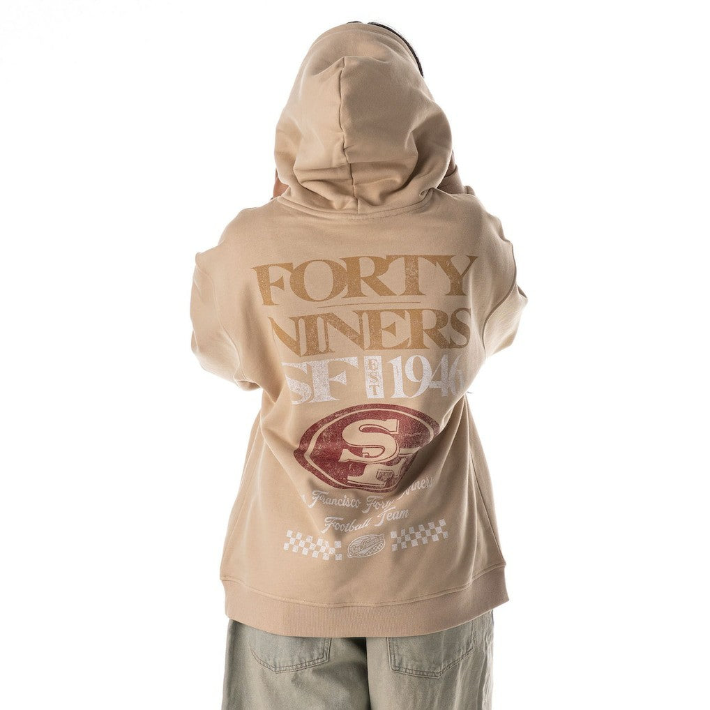 San Francisco 49ers  The Wild Collective Unisex Oversized Graphic Fleece Hoodie
