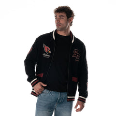 Arizona Cardinals  The Wild Collective Unisex Jacquard Full-Zip Sweater