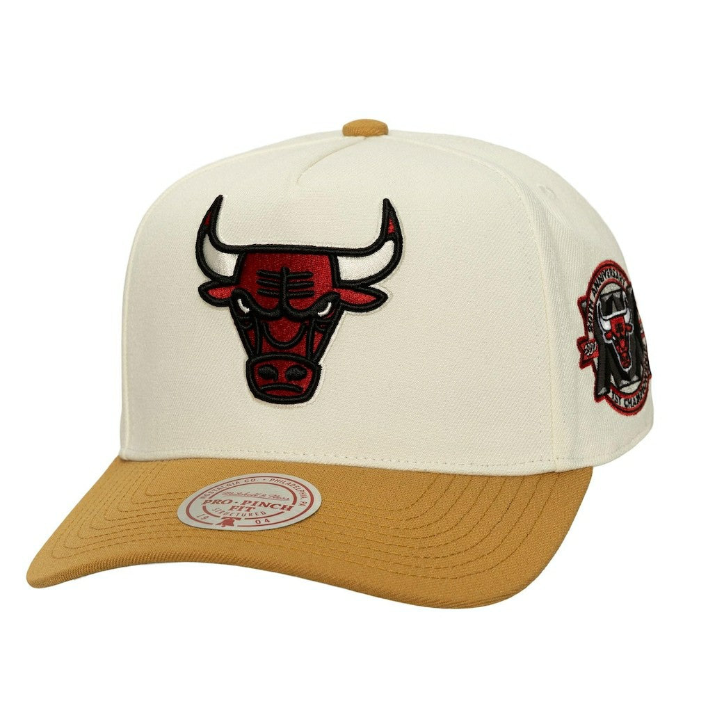 Chicago Bulls Ochre Dusted Double Two-Toned Pro Crown Adjustable Hat Outlet