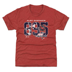 Alexander Ovechkin Washington Capitals 500 Level Youth NHL All-Time Leading Goal Scorer Overlay T-Shirt Outlet