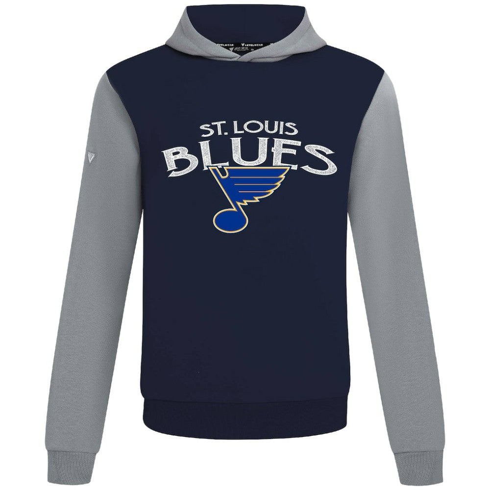 St. Louis Blues Levelwear Ultimate Mission Pullover Hoodie On Sale