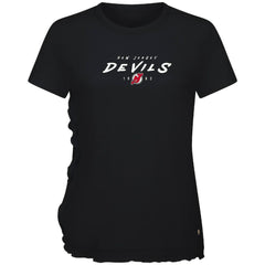 New Jersey Devils Levelwear Women's Airflow Scratched T-Shirt Outlet