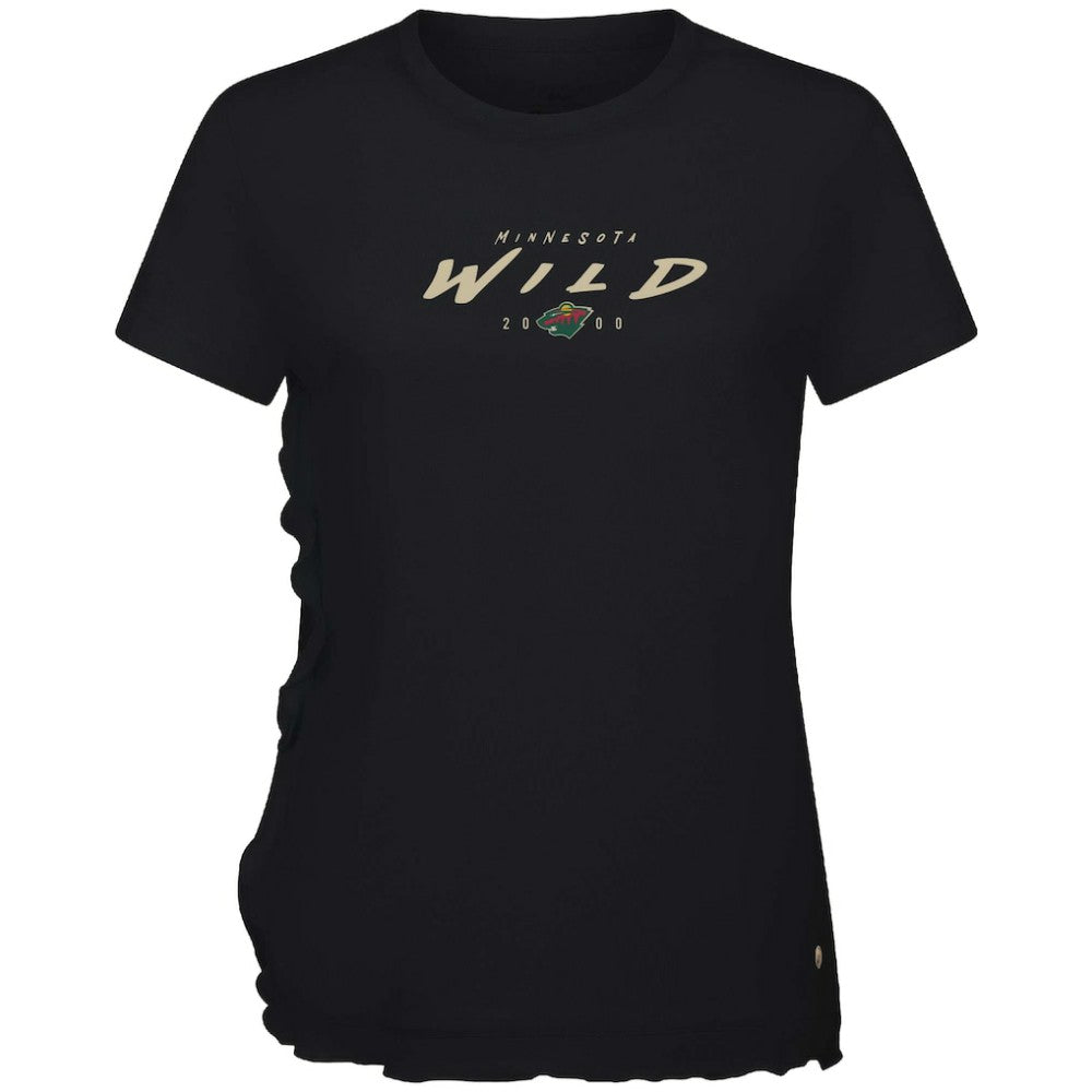 Minnesota Wild Levelwear Women's Airflow Scratched T-Shirt For Sale